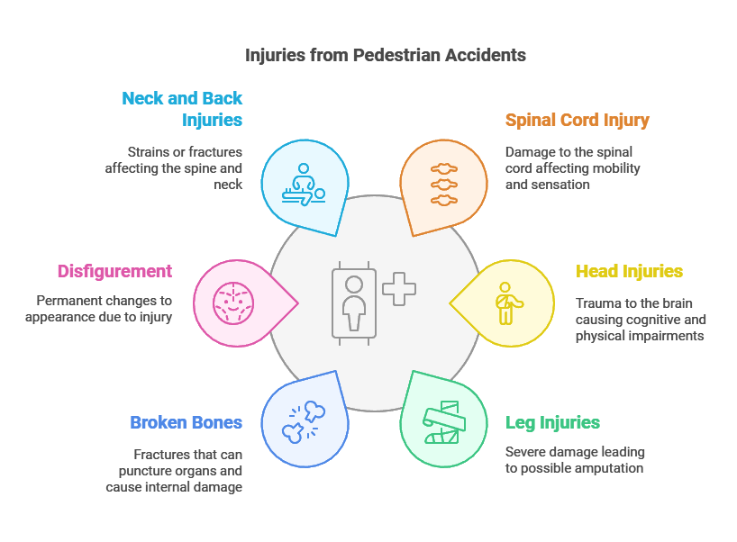 Examples Of Injuries Caused By Pedestrian Accidents