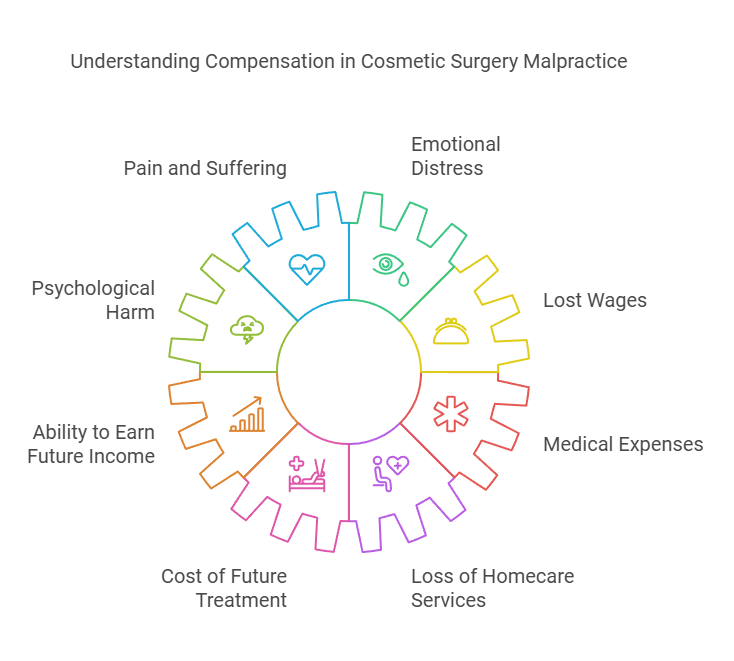 What Compensation Are Available in a Cosmetic Surgery Malpractice Case?