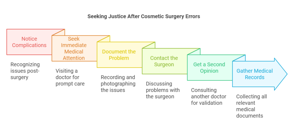 How Should I Seek Justice After Cosmetic Surgery Errors Accident?