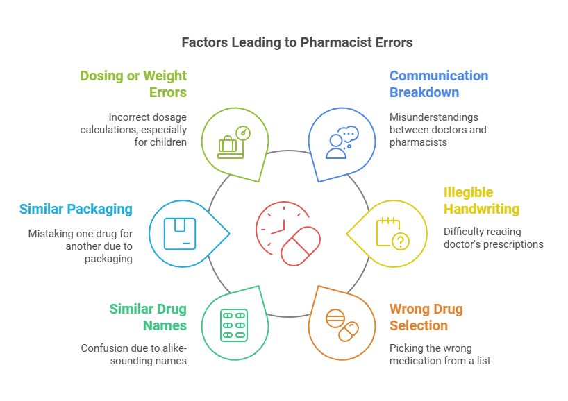 What Are Common Reasons For Pharmacist Errors?